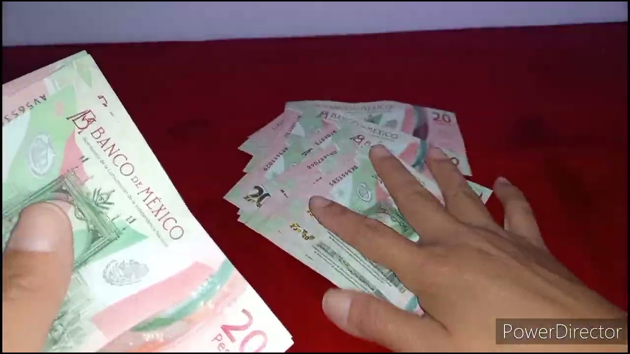 Ahorre todos los billetes de $20.00 pesos