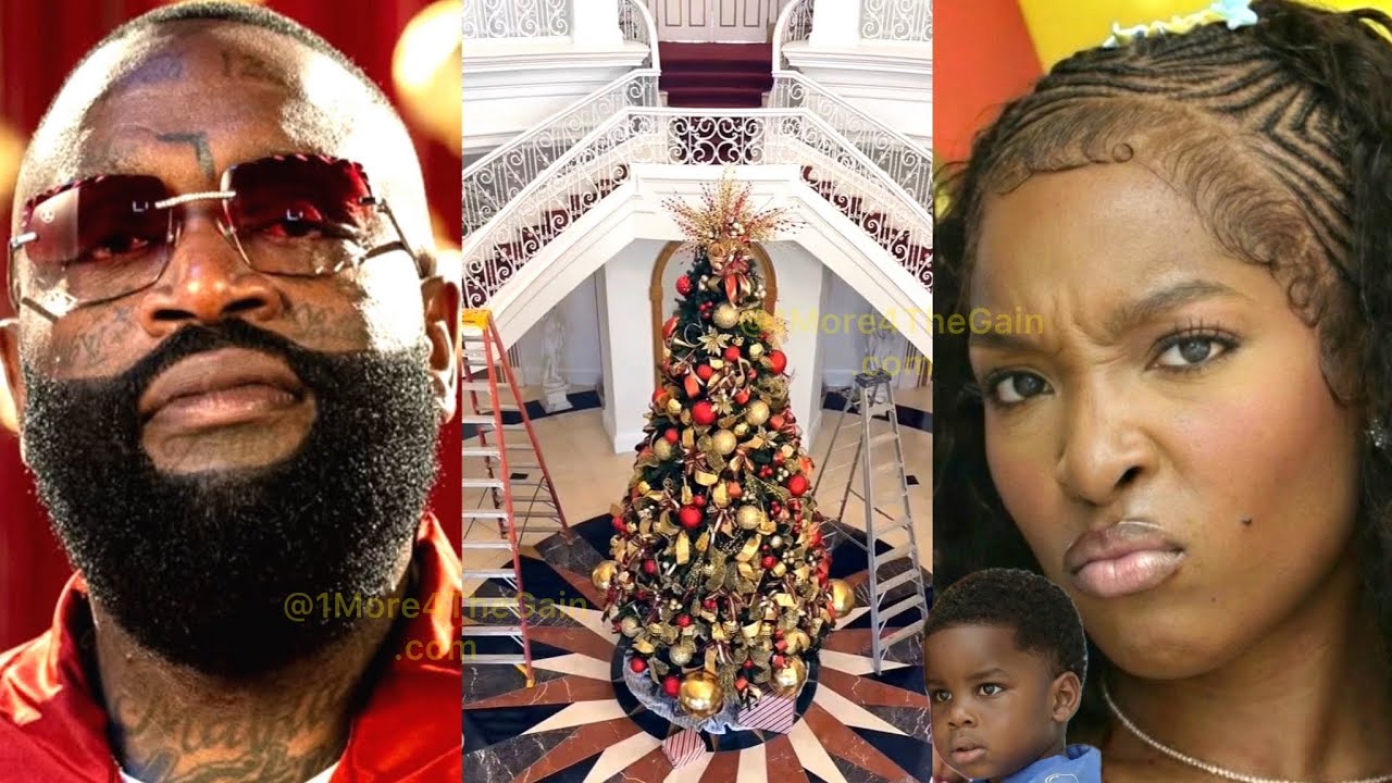 Rick Ross Daughter Toie & Grandson Celebrate Christmas at The Promise Land! (She Yells Out Security)