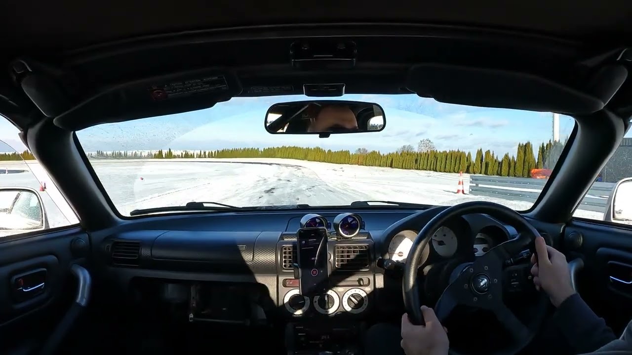 Tor Ł&oacute;dź - Winter Track Day - Toyota MR2 ZZW30
