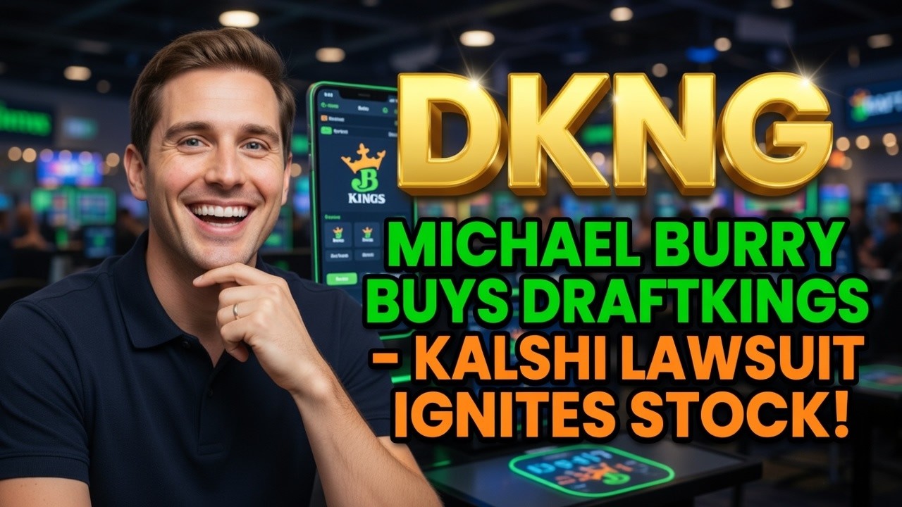 Michael Burry Buys DraftKings &ndash; Kalshi Lawsuit Ignites Stock! DKNG Stock Analysis