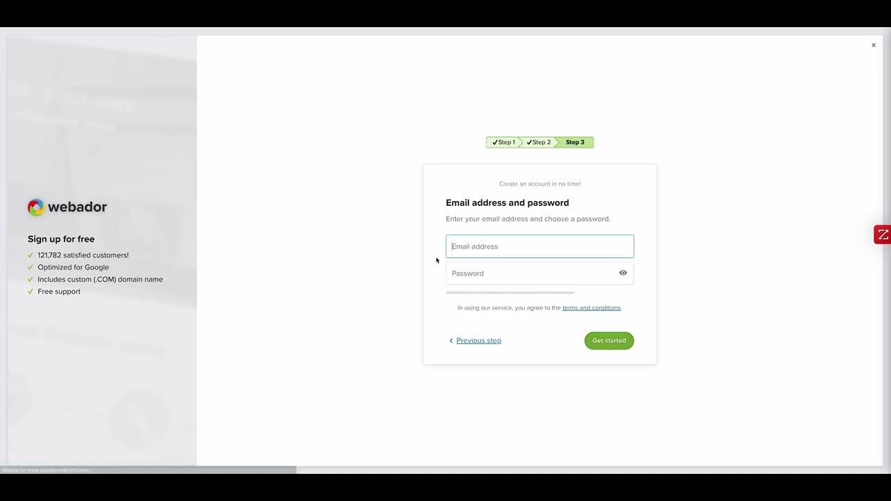 Webador - Ease of Use: Setup | Sonary