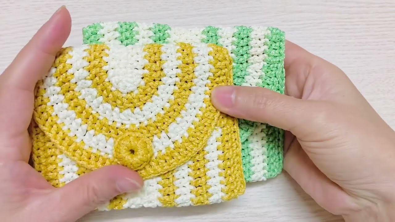 Móc ví cầm tay xinh xinh - How to crochet coin purse