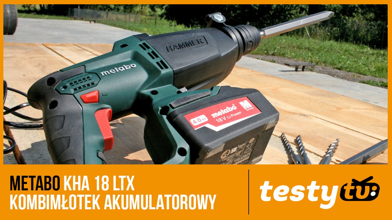 Metabo:  KHA 18 LTX - kombimłotek akumulatorowy