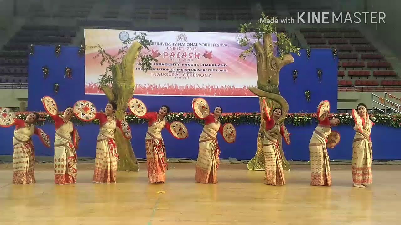 Bihu | national folk dance champion| Gauhati University | assam |