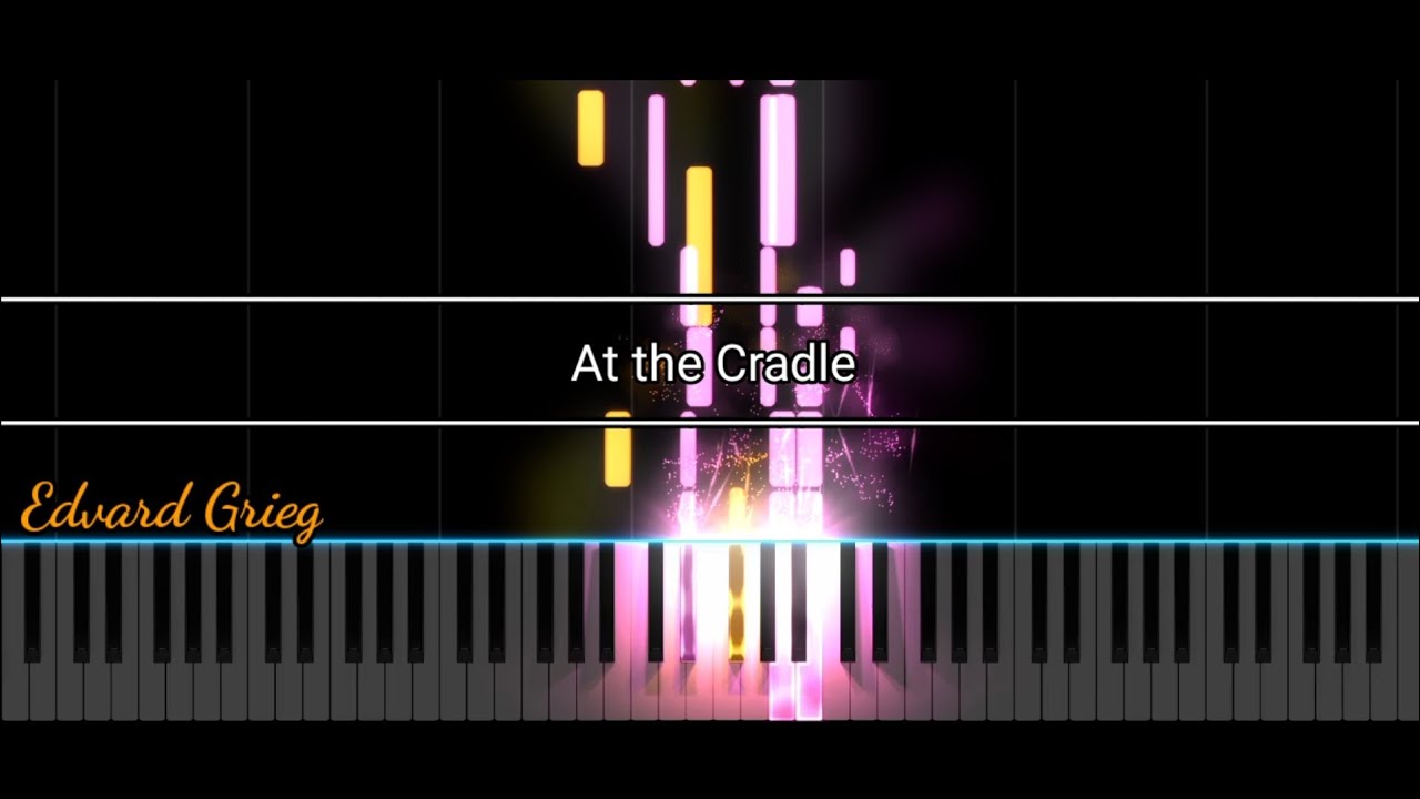 Edvard Grieg - Lyric Pieces op. 68 no. 5 (At the Cradle) - Synthesia LED Effects