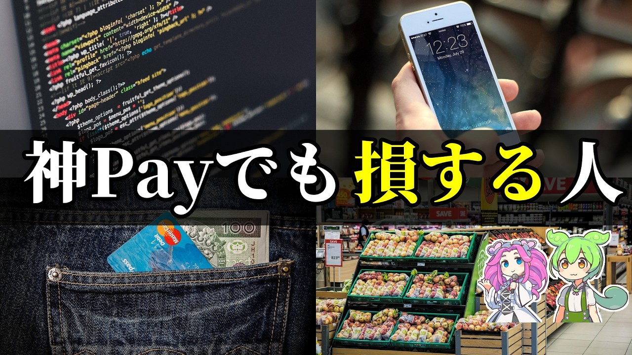 【注意】神Payでも損する！2024キャッシュレス還元の罠と最適解【ずんだもん＆ゆっくり解説】
