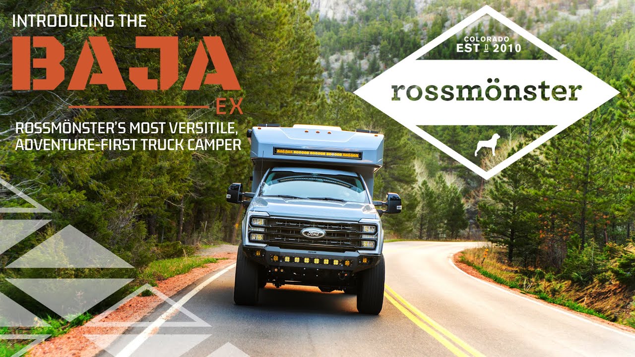 Introducing The Baja EX  - Rossm&ouml;nster's Most Versatile, Adventure-First Truck Camper