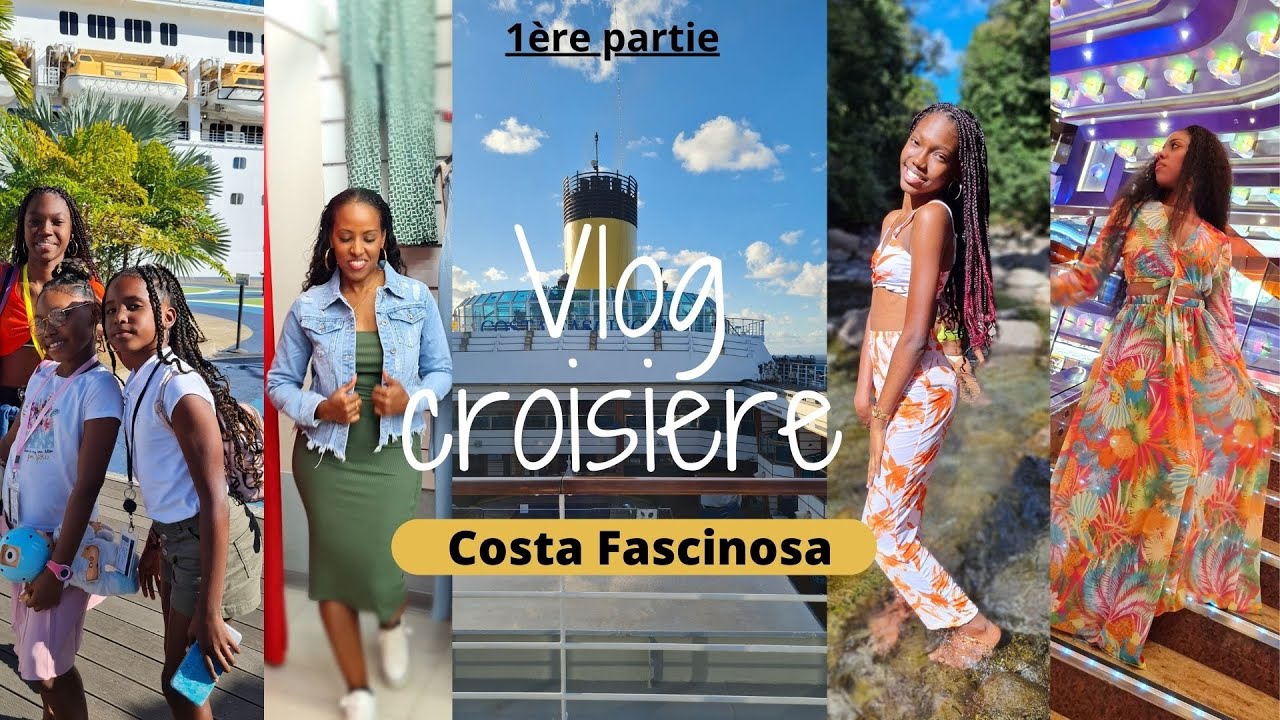 VLOG CROISIÈRE (1ère partie) : départ de Martinique, soirée tropical, escale en Guadeloupe...