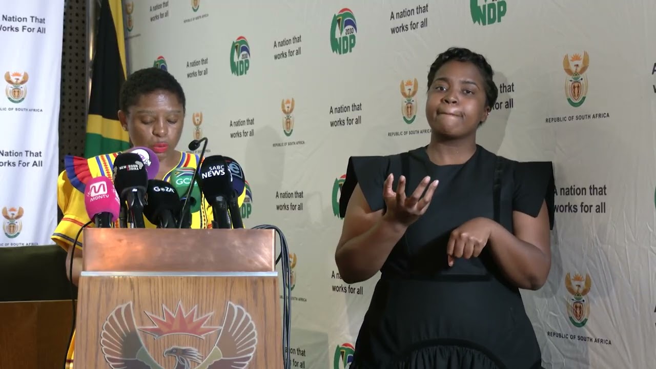 Minister in the Presidency Khumbudzo Ntshavheni Post-Cabinet Briefing.