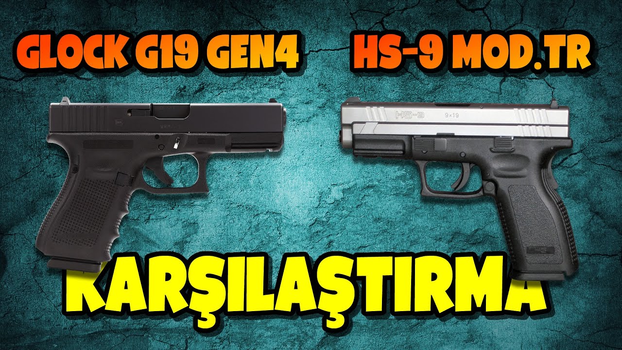 HS-9 ve Glock 19'u Karşılaştırdık.