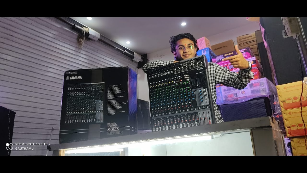 YAMAHA MG16XU UNBOXING | live programming ke liye best mixer