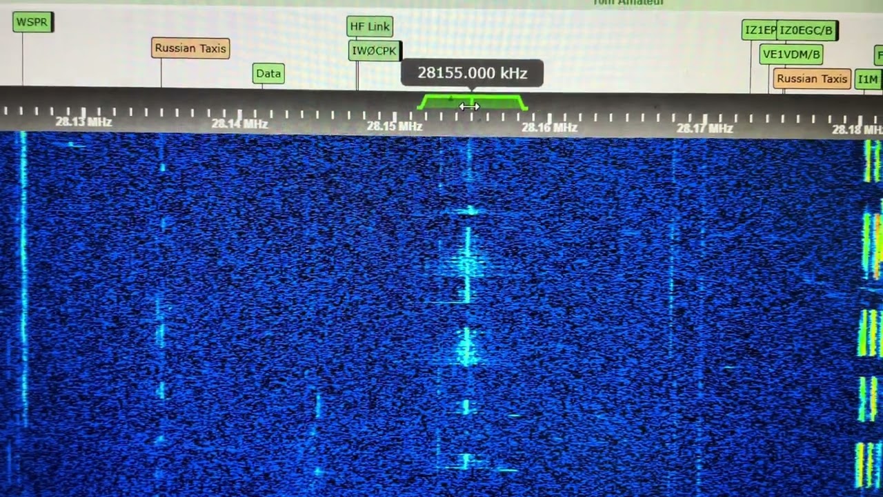 28.155 MHz FM Russian Land Mobile Radio Systems In 10 Meters! [RX: G8JNJ SDR] 05 March 2026