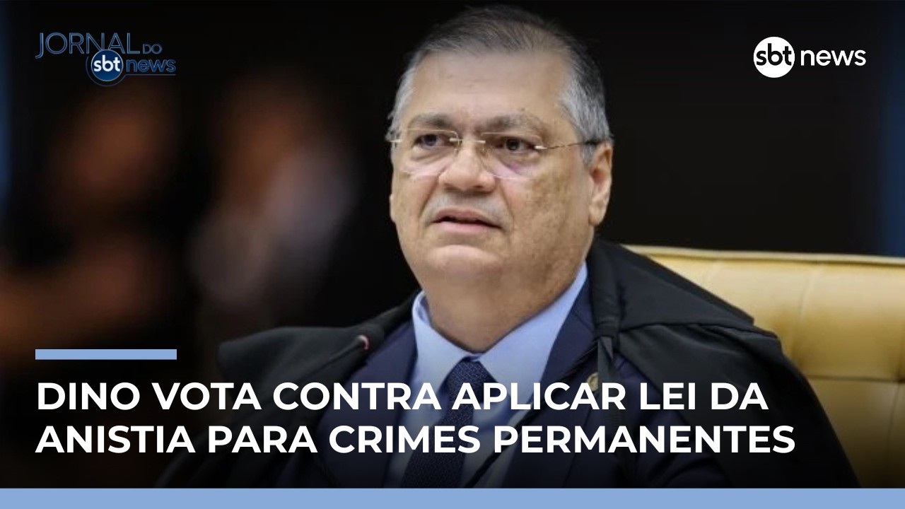 Fl&aacute;vio Dino vota contra aplicar Lei da Anistia a crimes permanentes | #JornaldoSBTNews
