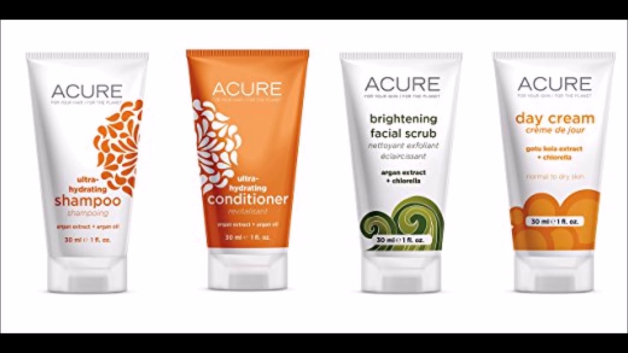 ACURE Essentials Travel Size Kit, Shampoo, Conditioner, Day Cream and Facial Scrub