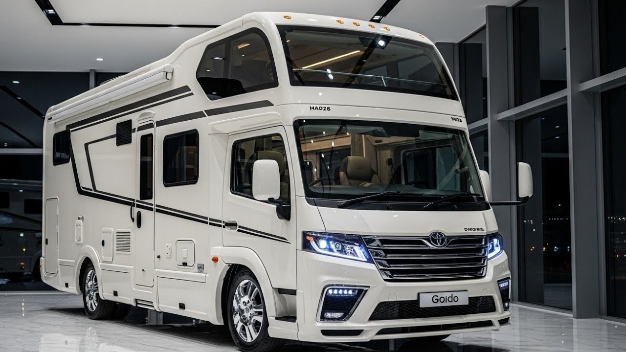 أفخم كامبر تويوتا 2026 | مزدوج الطابق | فخامة لا تُصدق | Luxury Toyota Camper RV