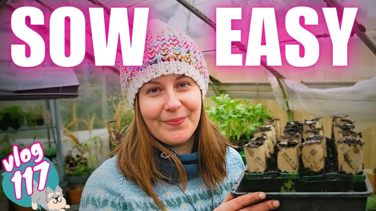 Ep117: FINAL February Sowings | Unheated Greenhouse in UK Garden
