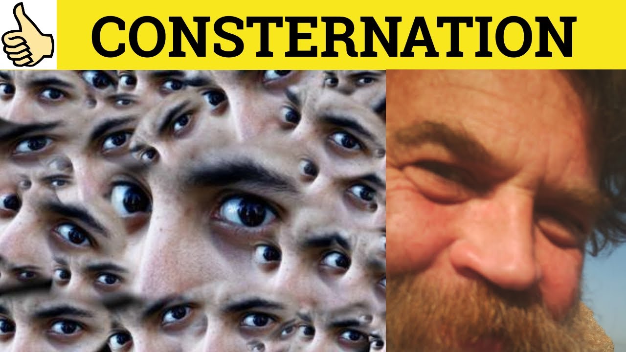 🔵 Consternation Means - Consternation Meaning - Consternation Examples - Consternation Defined