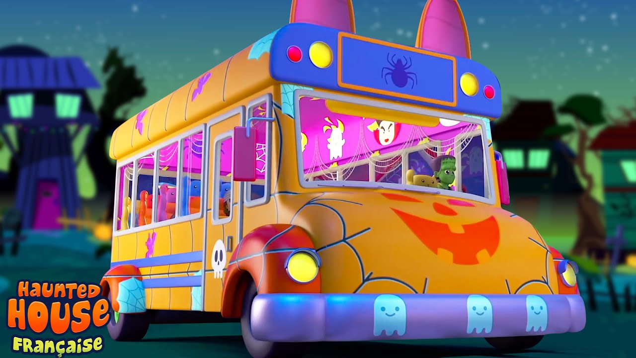 Baby Toot Toot 🎃 Les roues du bus d’Halloween | Chanson amusante pour enfants