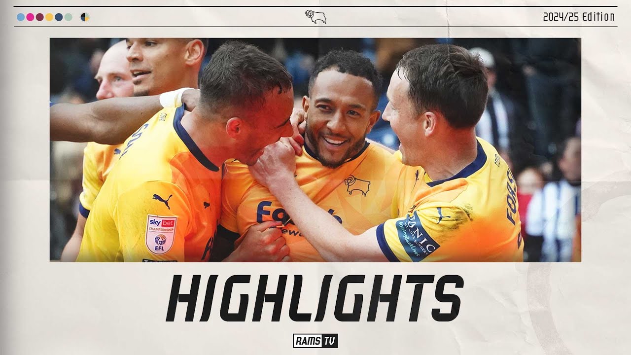 HIGHLIGHTS | West Bromwich Albion vs Derby County