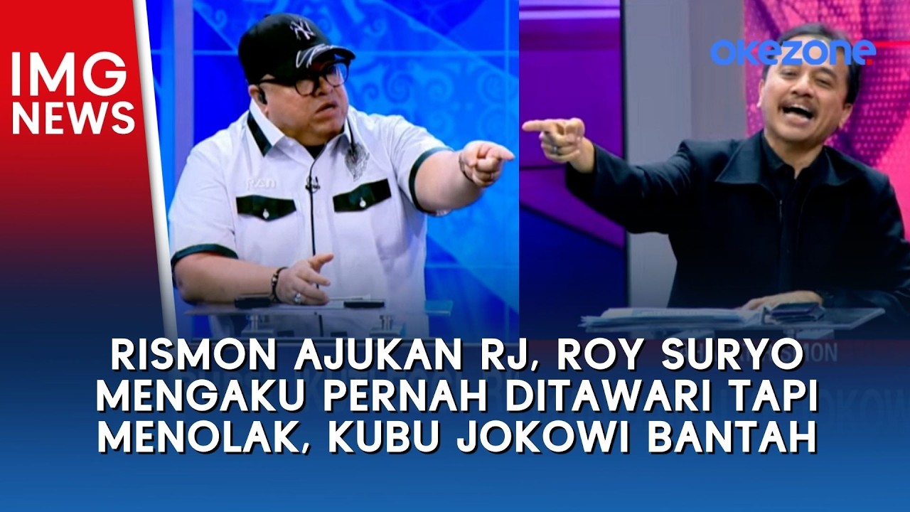 Rismon Ajukan RJ, Roy Suryo Ngaku Pernah Ditawari tapi Menolak, Kubu Jokowi Bantah