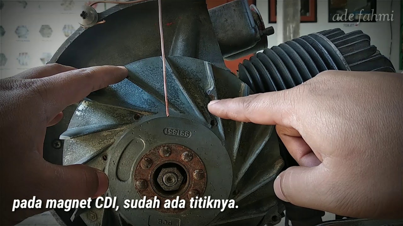 cara pengecekan derajat pengapian menggunakan timing light pada vespa
