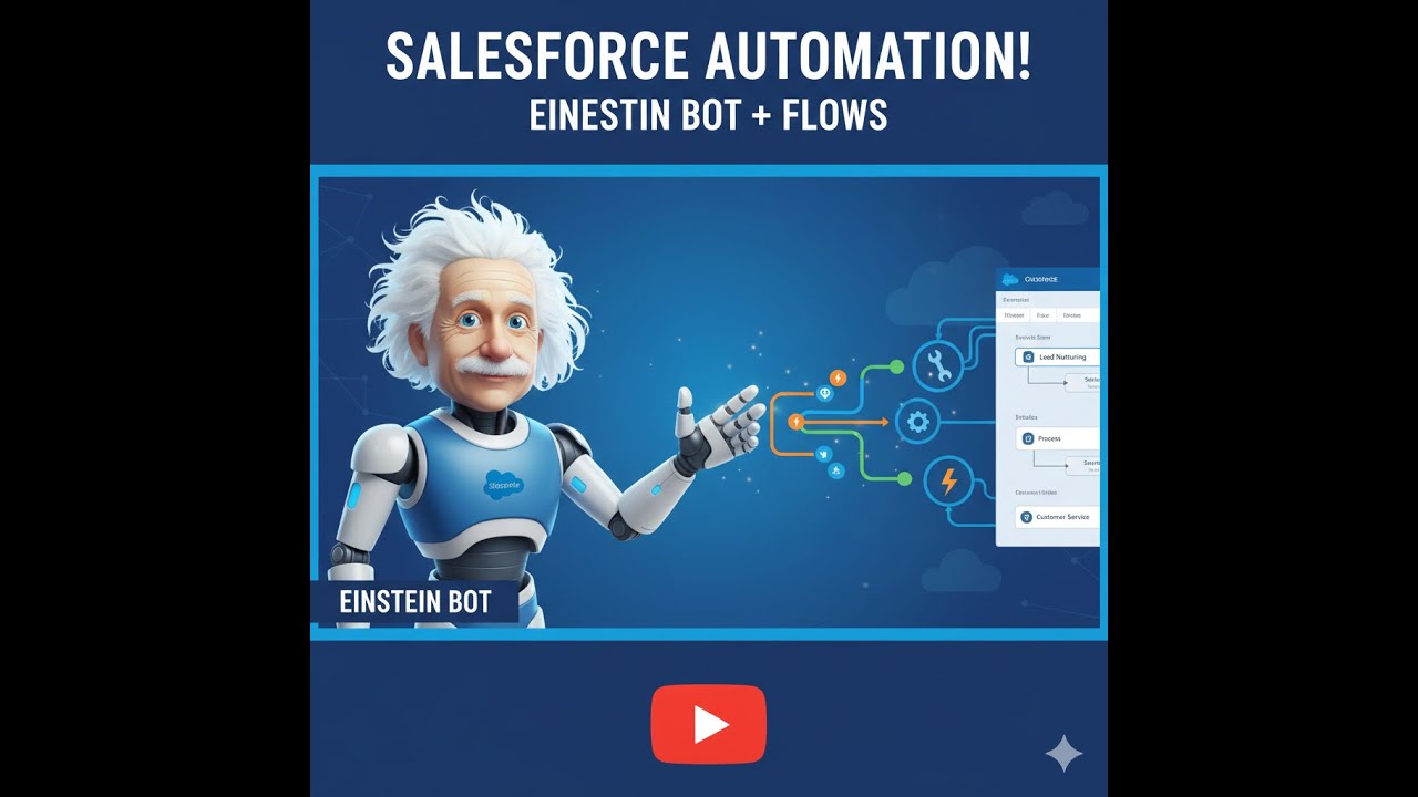 🤖Cómo Crear un Einstein Bot con Formulario y Flujo en Salesforce | Variables, Mapeo y Automatización