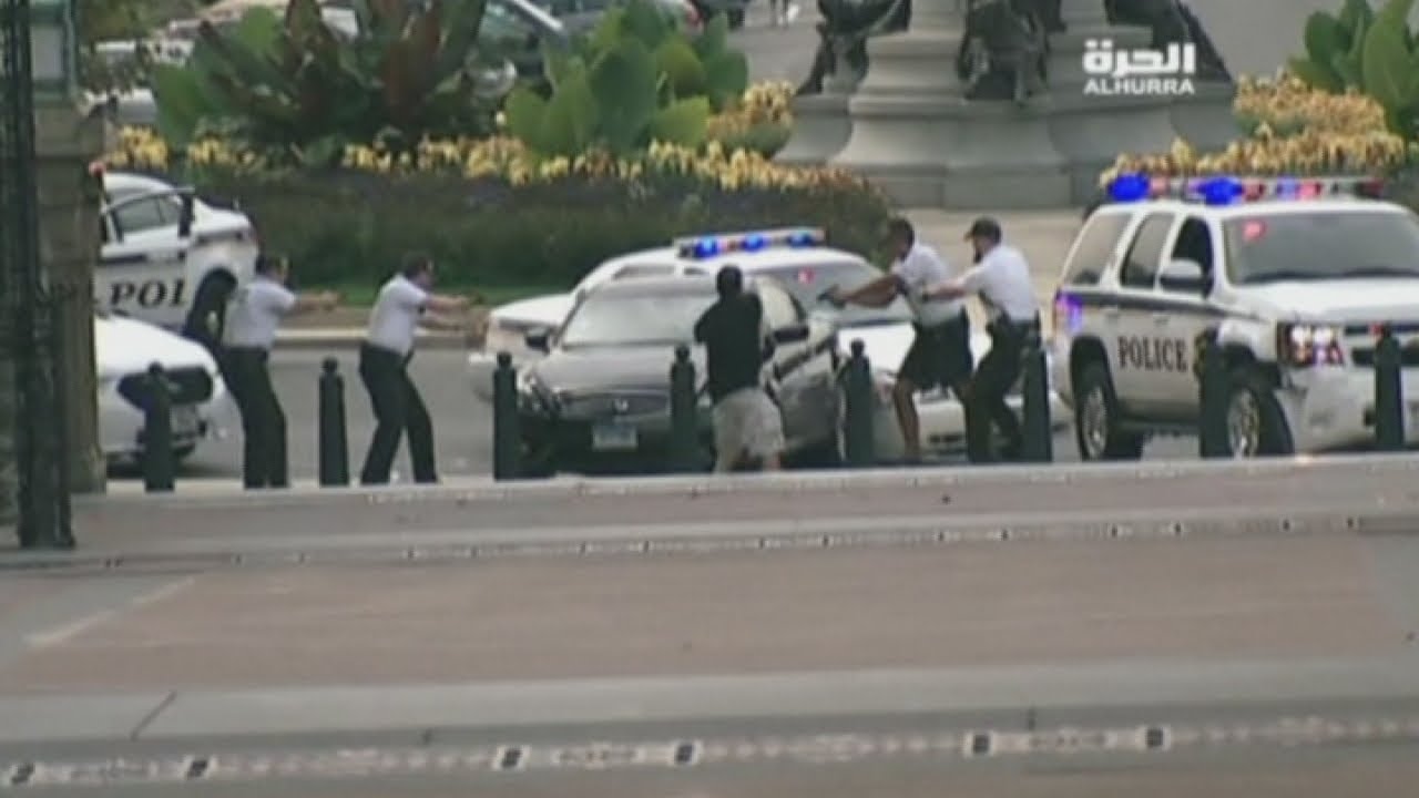 Capitol car chase in Washington caught on camera