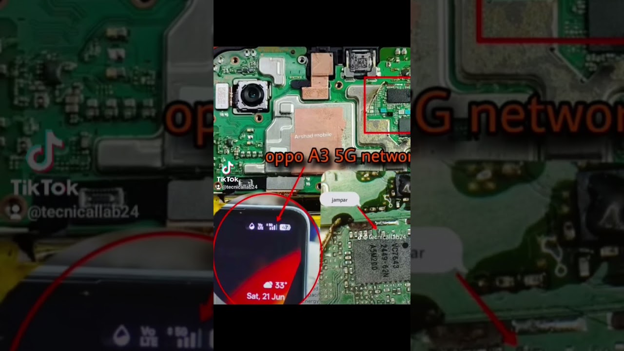 oppo A3 5G network problem make jumper 💯 work #viralvideo #video #videoupdate  @TecnicalLAB