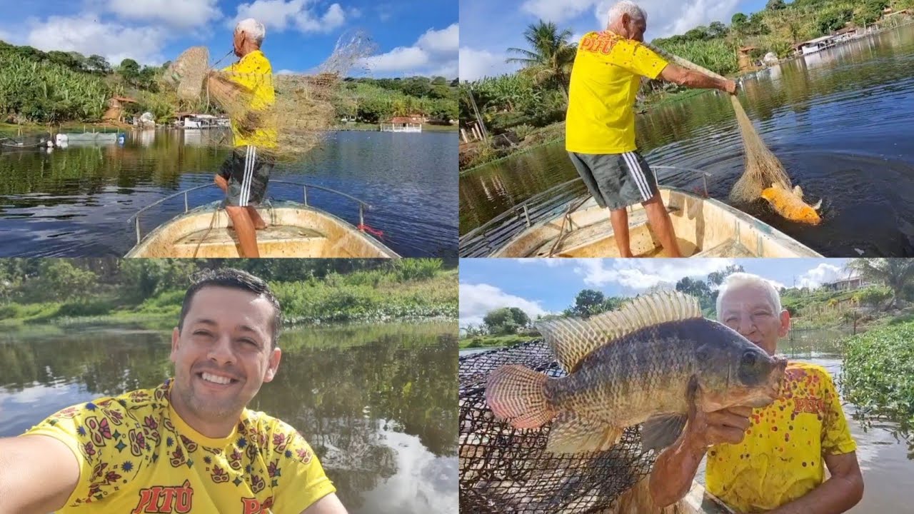 O BLOCO DA PITÚ SAIU PARA PESCAR O MAIOR PEIXE DA LAGOA JUNTO COM MEU FILHO MACIEL 