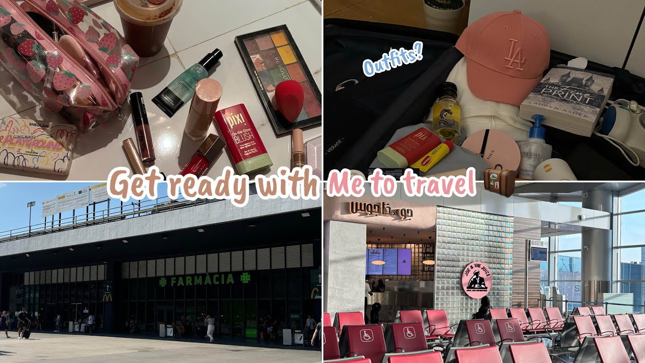 تجهيزاتي للسفرة🩷 | Grwm to travel