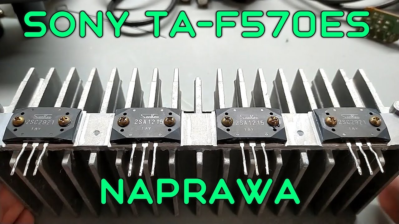 SONY TA-F570ES - naprawa i przegląd