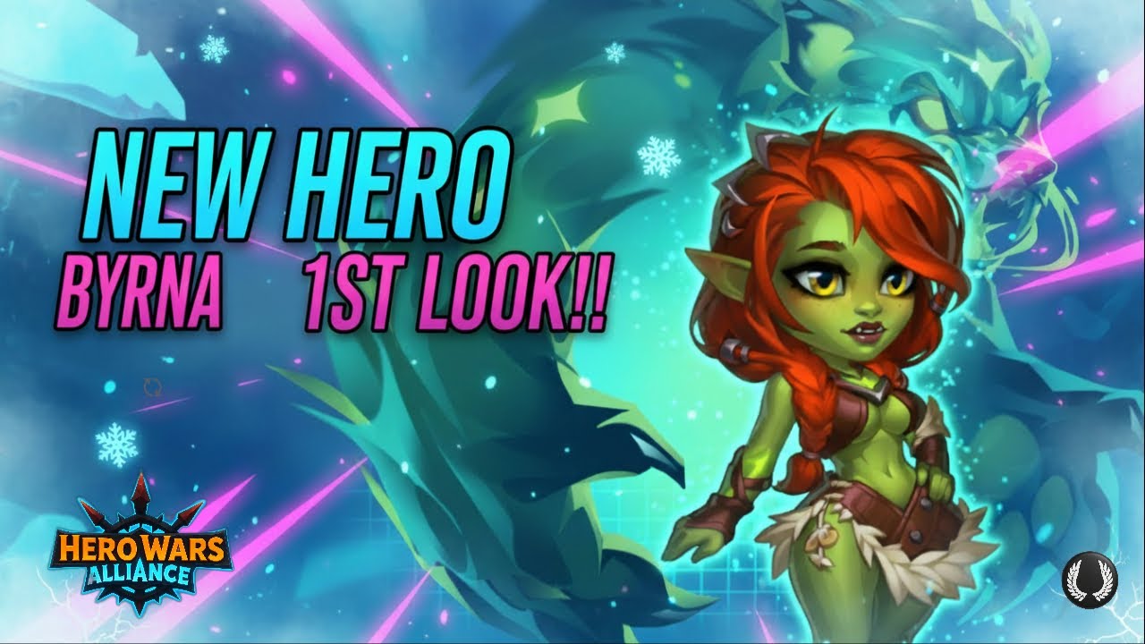 Бирна уже здесь! Полный обзор навыков и первые впечатления! Hero War Alliance!