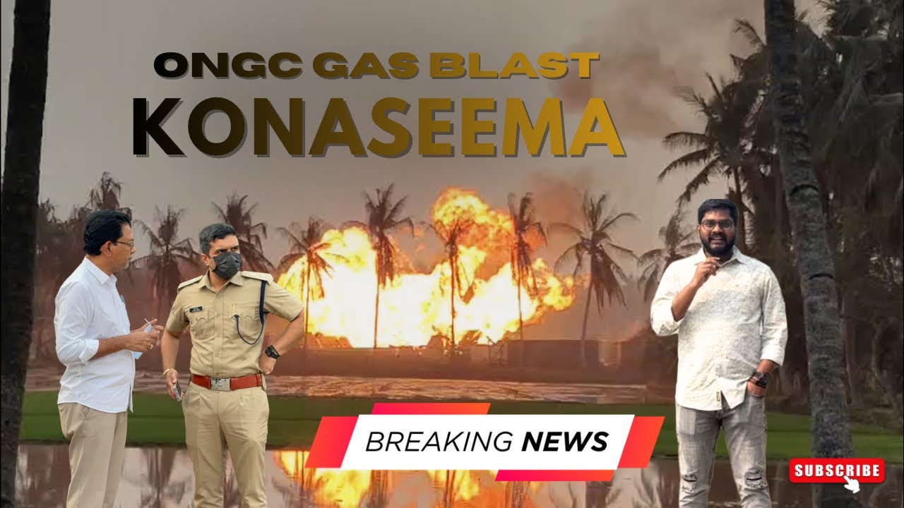 💥 Massive Gas Blast in Konaseema 💥 || ONGC GAS LEAK in Irusumnda || Malikipuram mandal Razole Dst