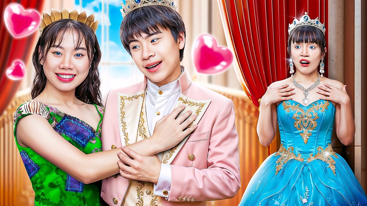 Принцът Се Влюбва В Бедното Бебе Кукла На Бала! Любовна История На Пепеляшка В Реалния Живот