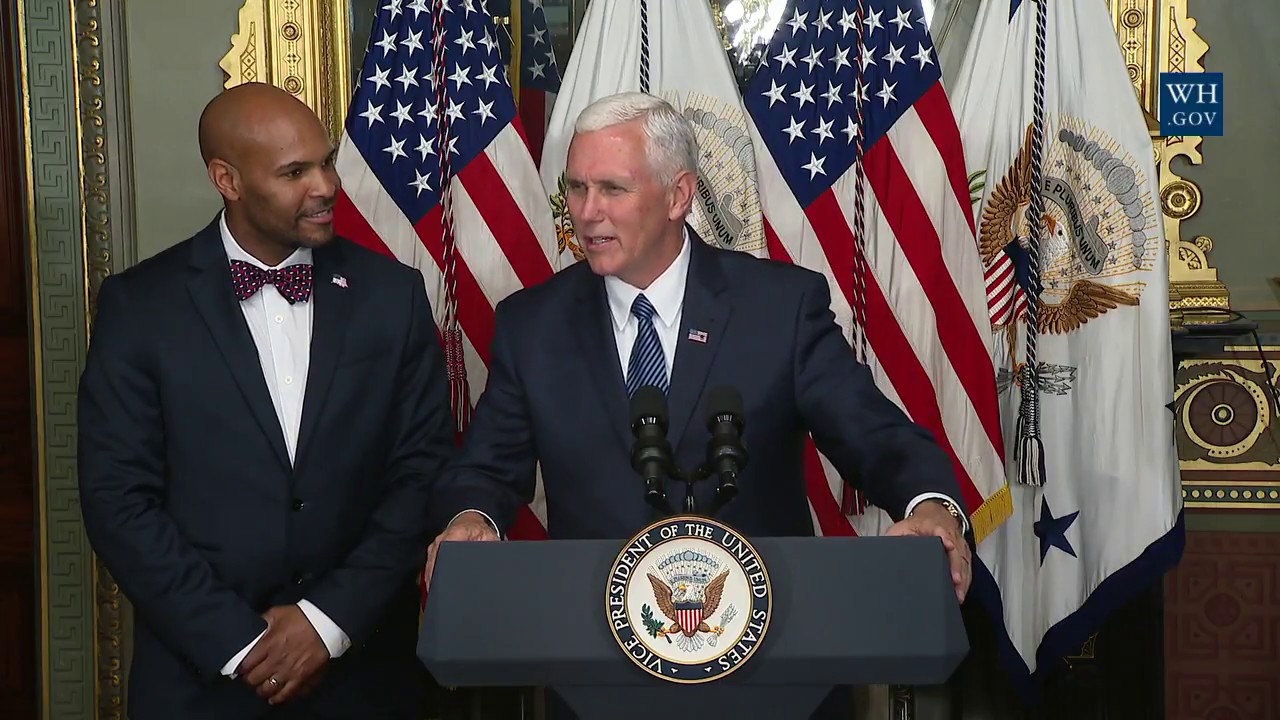 Vice President Pence Participates in a Swearing-in Ceremony for U.S. Surgeon General