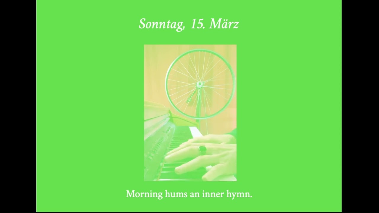 Sonntag, 15. März | CALENDAR PIECES by Sven Hinz