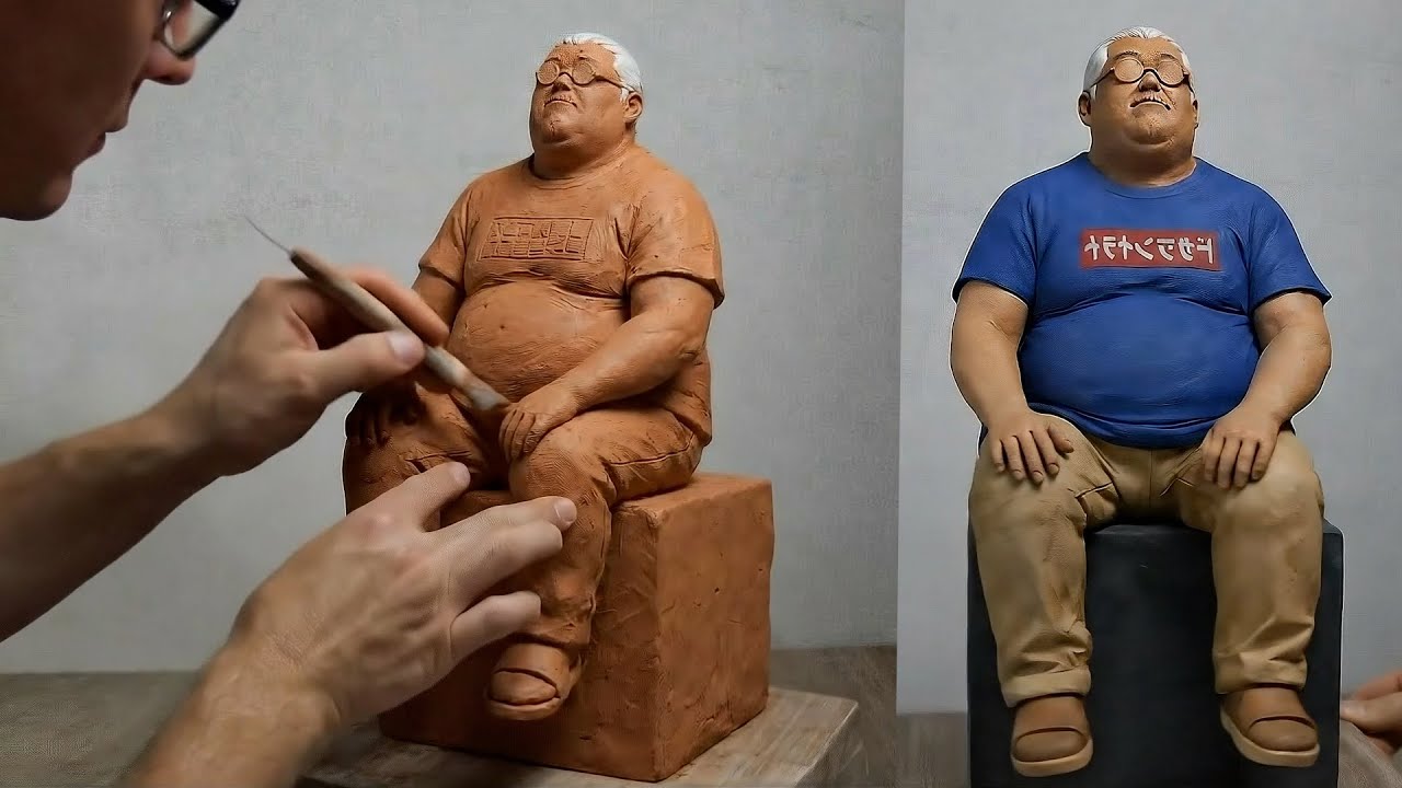 Making the legendary hitman with detailed Sakamoto Figure