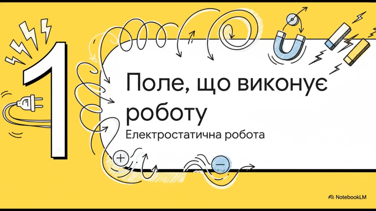 Робота електростатичного поля. Потенціал. Різниця потенціалів