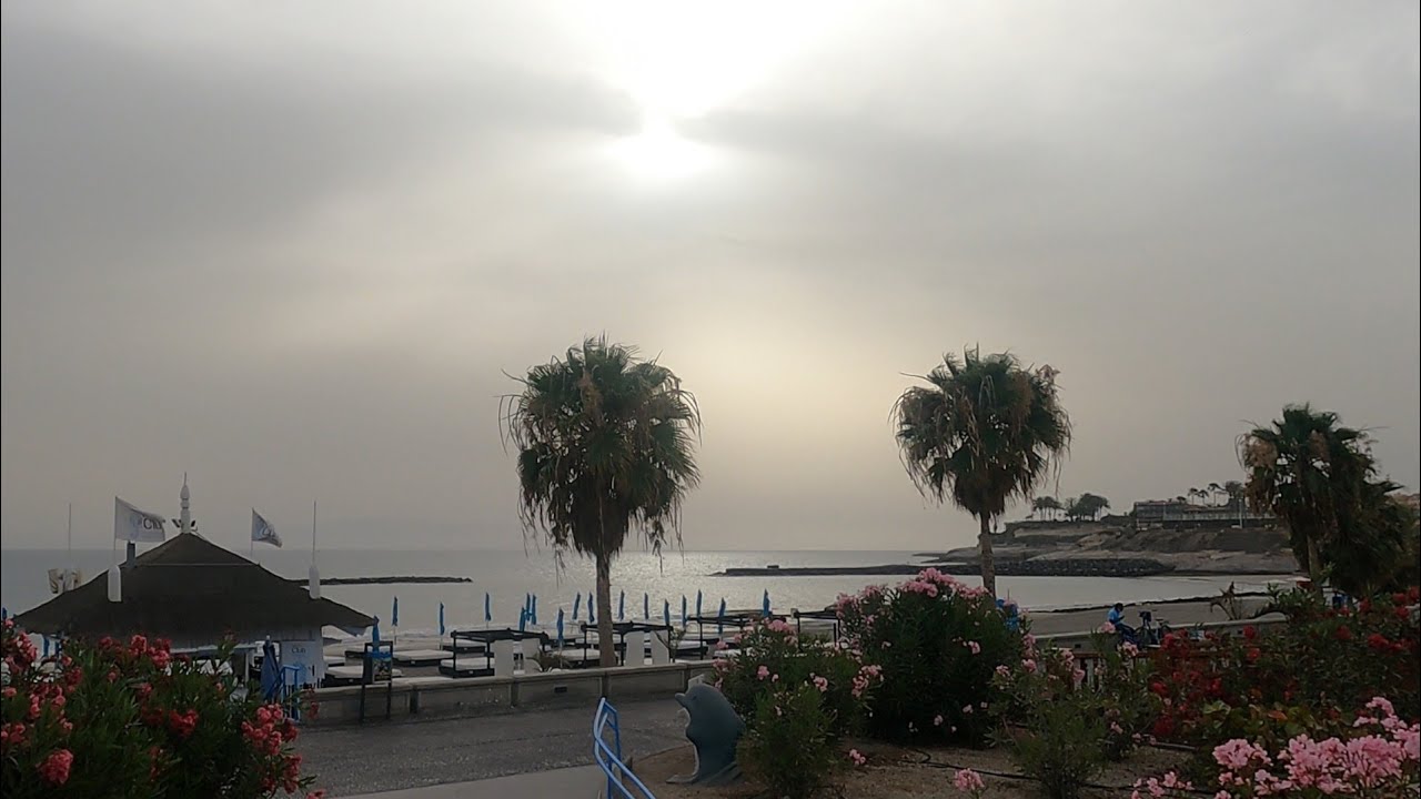 🌍 Tenerife relaxation. Fa&ntilde;abe. Costa Adeje. Haze. 4K