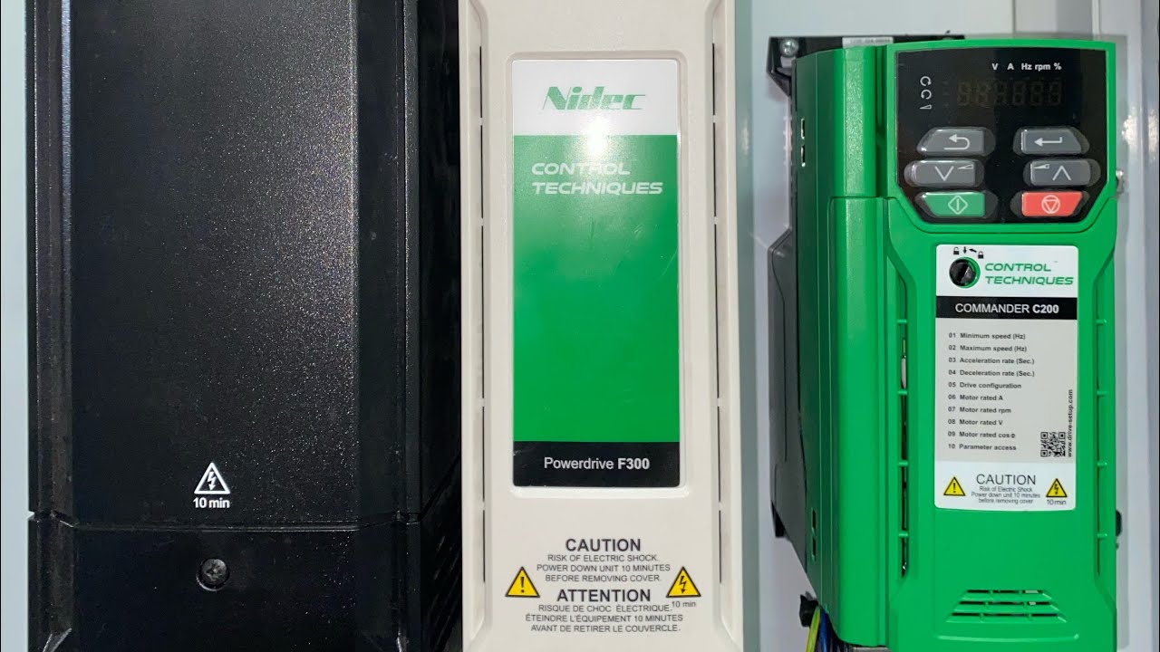 Hướng dần đấu nối và cài đặt biến tần C200 Nidec