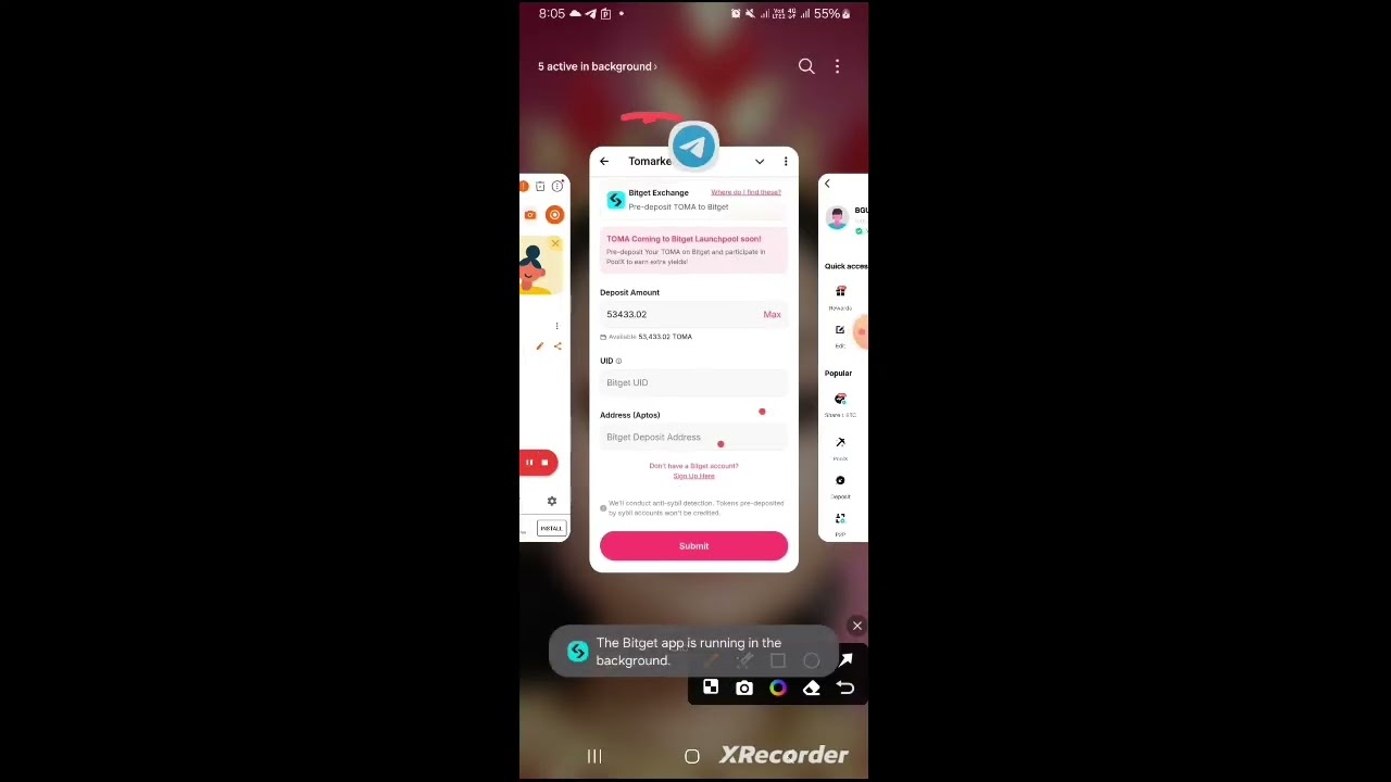 How to connect your tomarket to bitget wallet