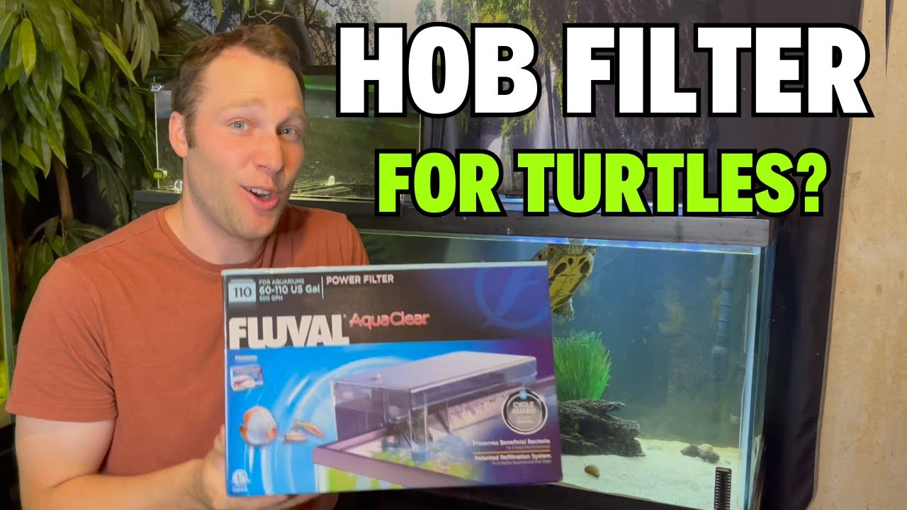 Fluval AquaClear 110 Power Filter - HOB Fitler for Pet Turtles?! - Full Setup and Review