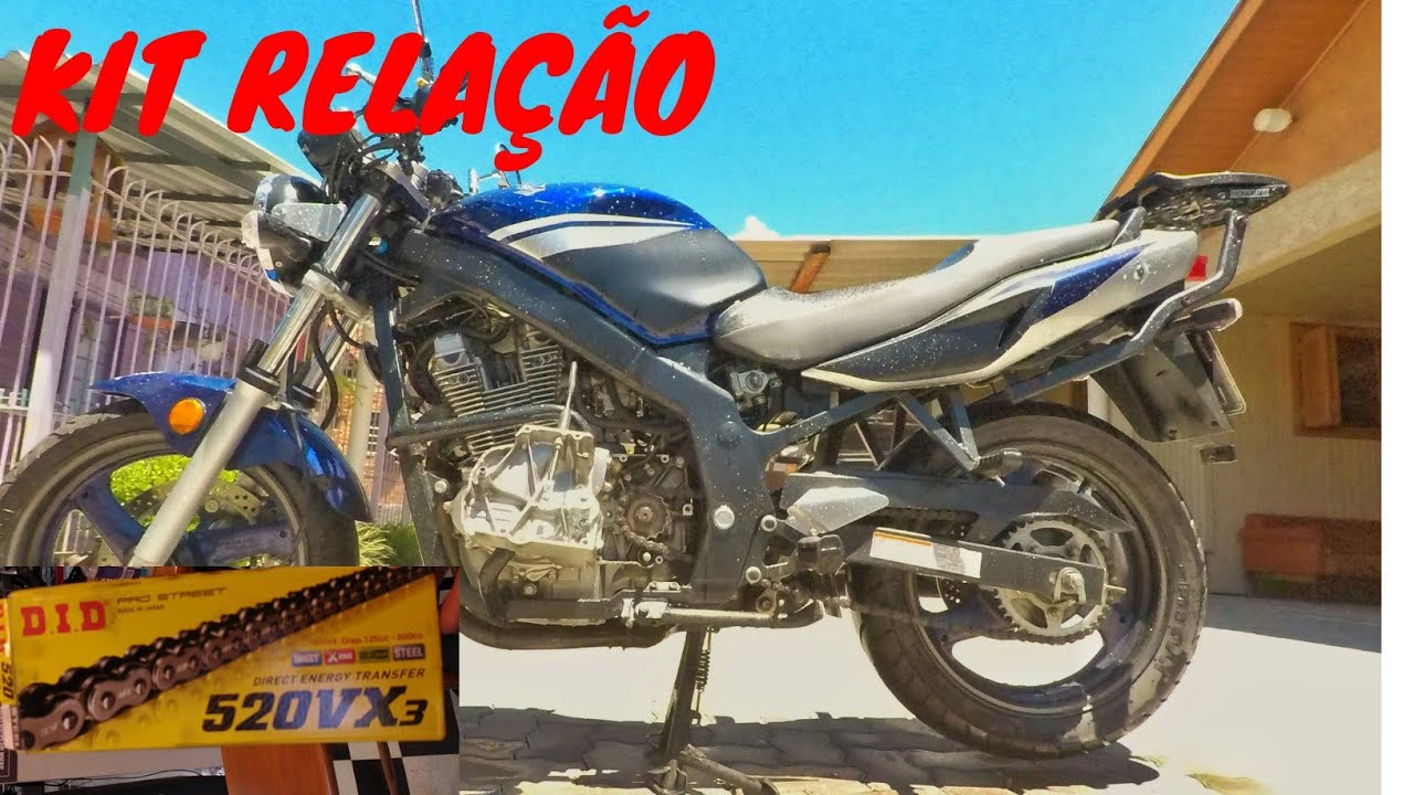 Suzuki GS500 - hora de trocar a corrente de transmissão