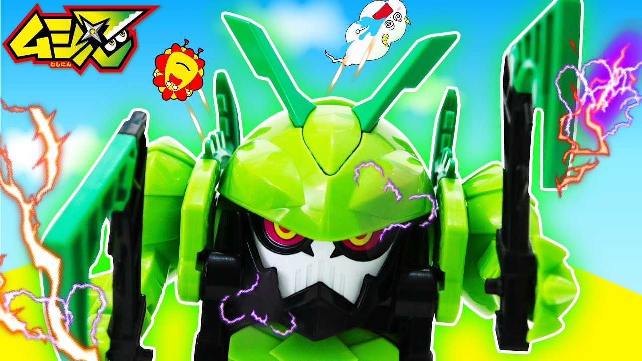 【ムシ忍】カマキリマルがおそってきた！！ムシ忍城が大ピンチ！の巻！忍者修行★サンサンキッズTV★