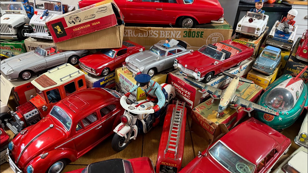 THESE RARE TOYS ARE ALMOST IMPOSSIBLE TO FIND TODAY - TINPLATE COLLECTION PURCHASED