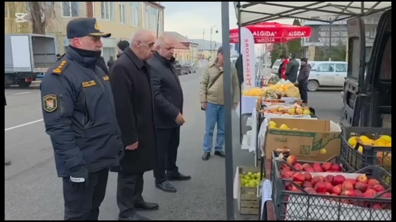Quba şəhərində gündəlik tələbat mallarının satış yarmarkası keçirilir 