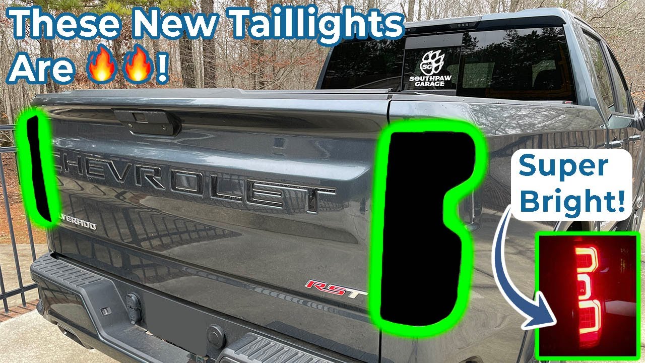 Recon Smoked Taillights for 2019-2021 Silverado