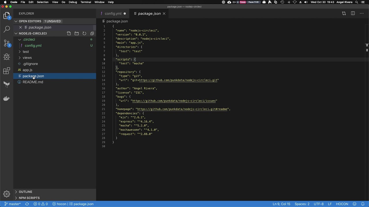 Getting Started with CircleCI and Node.JS