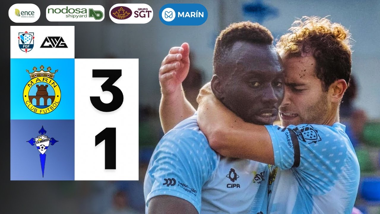 Marín C.F. 3-1 S.D. Amanecer | Resumen | Highlights 1ª Futgal