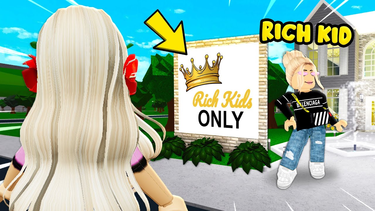 She Wanted RICH Kids Only! I Went Undercover And Found Her Secret! (Roblox Bloxburg Story)